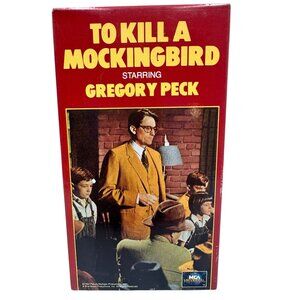To Kill A Mockingbird VHS Gregory Peck 1962 B&W Drama Not Rated MCA Universal